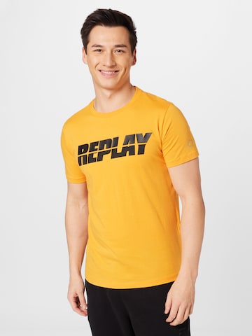 REPLAY T-Shirt in Orange: predná strana