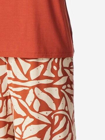 SCHIESSER Pajama 'Selected Premium' in Orange
