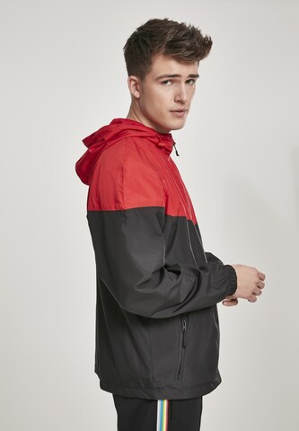 Urban Classics Between-season jacket in Red