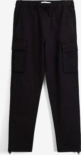 Bershka Cargobroek in de kleur Zwart, Productweergave