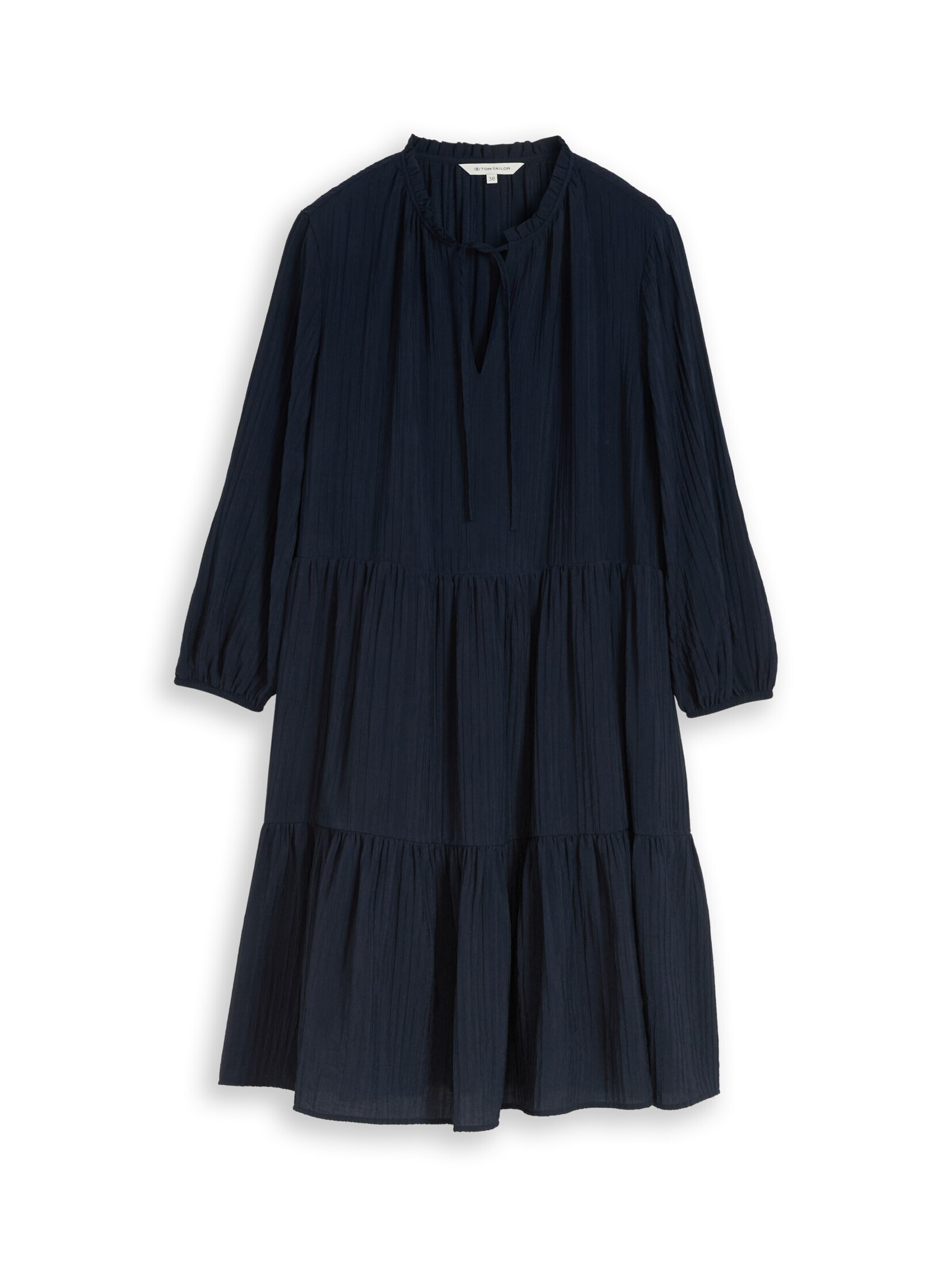 TOM TAILOR Jurk in Blauw: voorkant