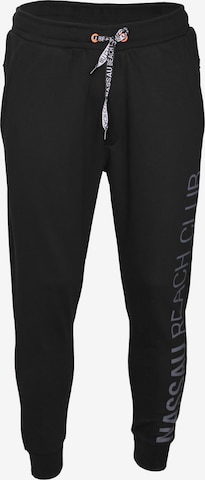 NASSAU Beach Club Regular Pants ' NB22011 ' in Black: front