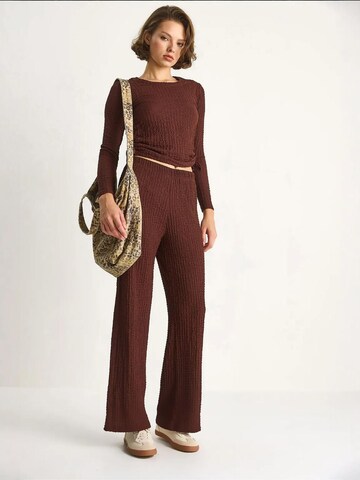 Pantalons de tailleur Bianco Lucci en marron