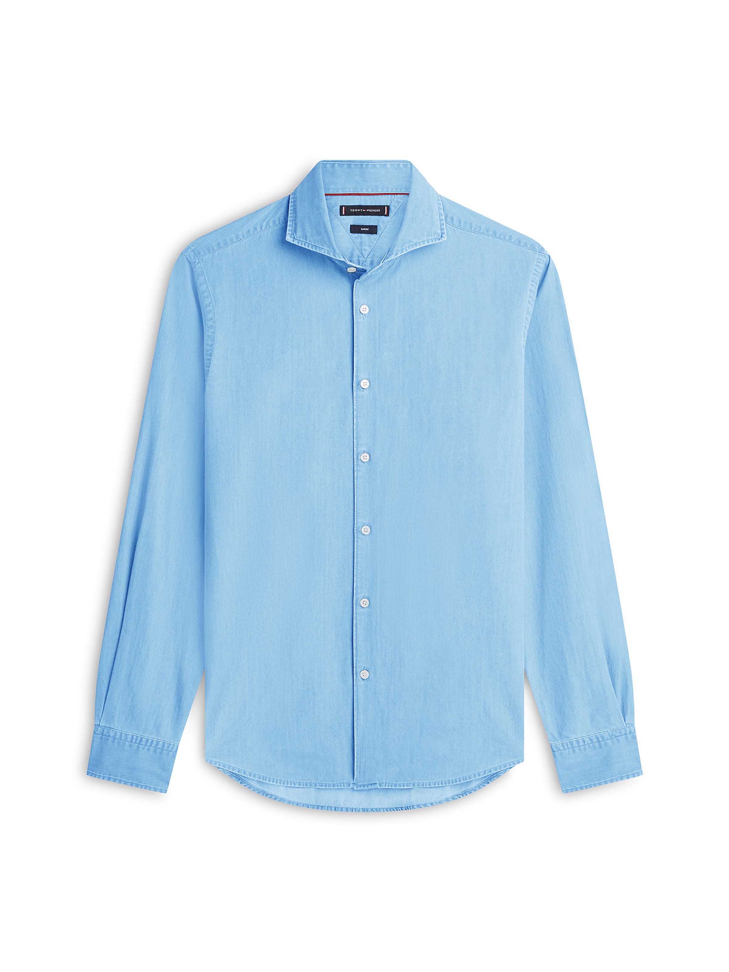 TOMMY HILFIGER Hemd in hellblau, Produktansicht