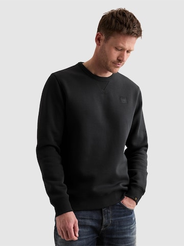 Sweat-shirt 'Sweatshirt with raglan sleeves and flight pocket' PME Legend en bleu : devant