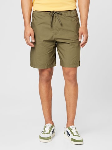UNITED COLORS OF BENETTON Loose fit Pants in Green: front