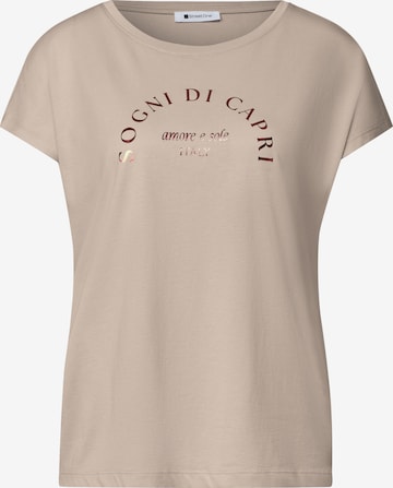 STREET ONE Shirt in Beige: Vorderseite