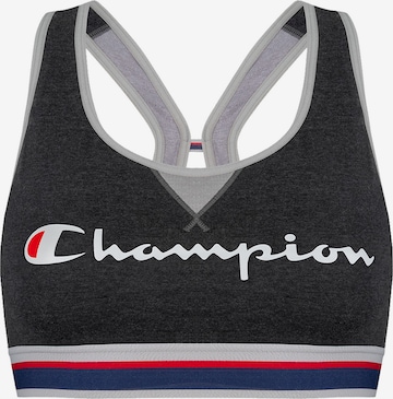 Champion Authentic Athletic Apparel Sports Bra in Grey: front