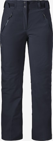 Regular Pantalon outdoor 'Lizum' Schöffel en bleu : devant