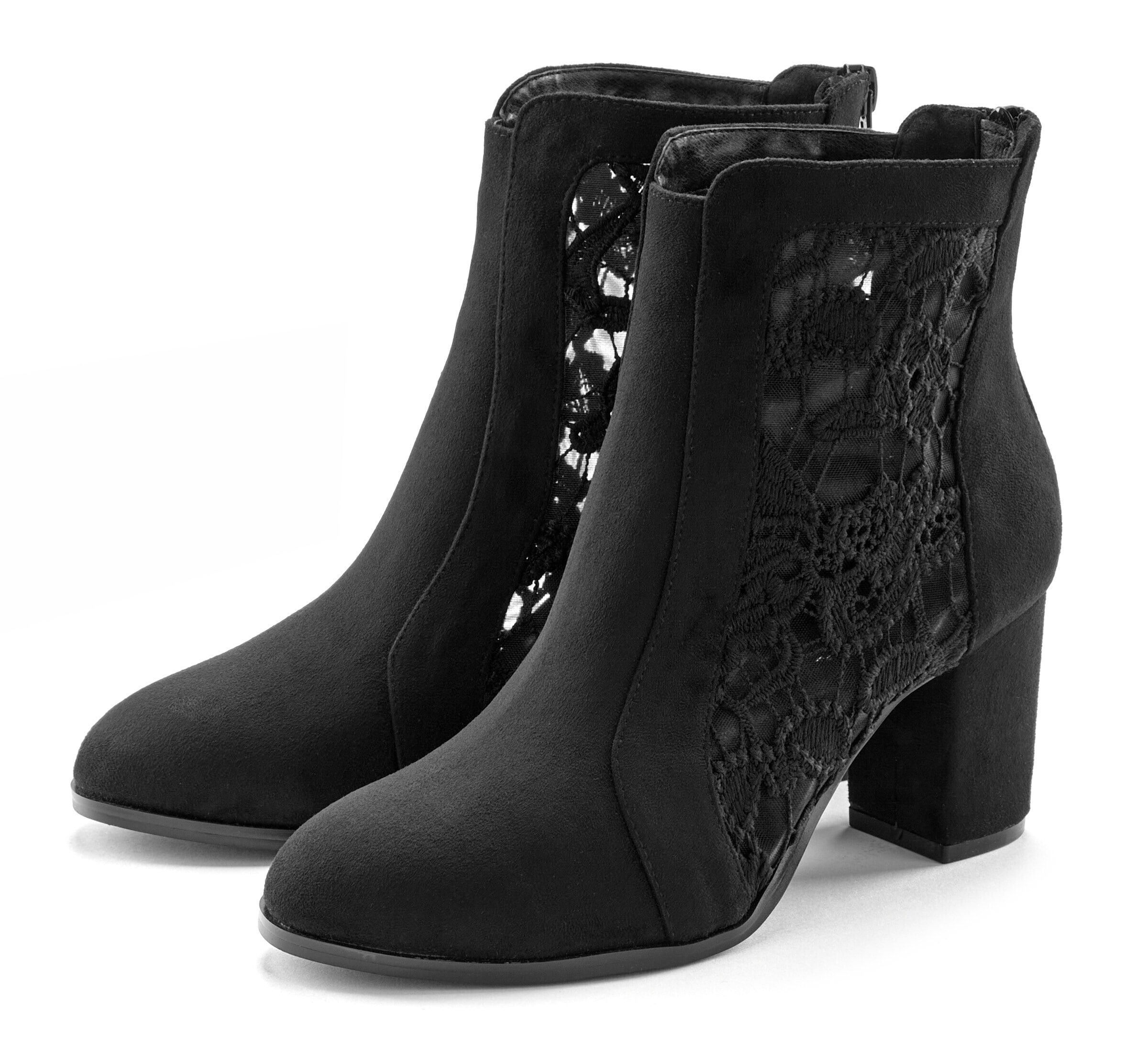 LASCANA Stiefelette in Schwarz