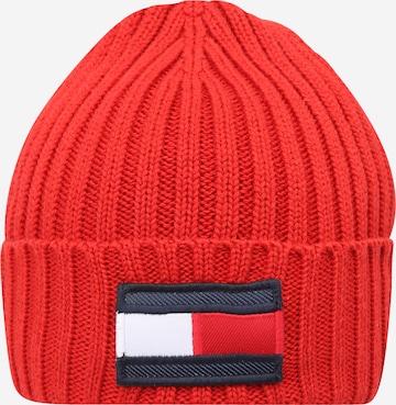 Bonnet TOMMY HILFIGER en rouge : devant