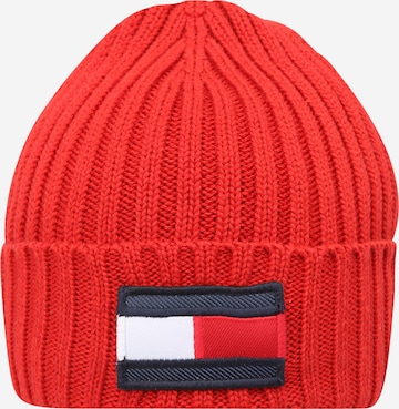 TOMMY HILFIGER Beanie in Red: front