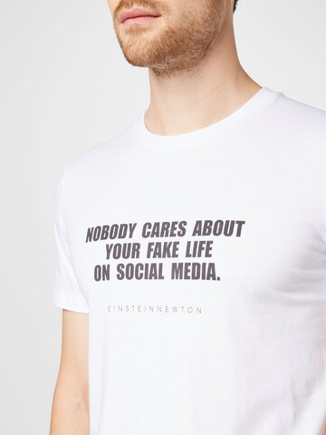 EINSTEIN & NEWTON Shirt 'Fake Life' in White