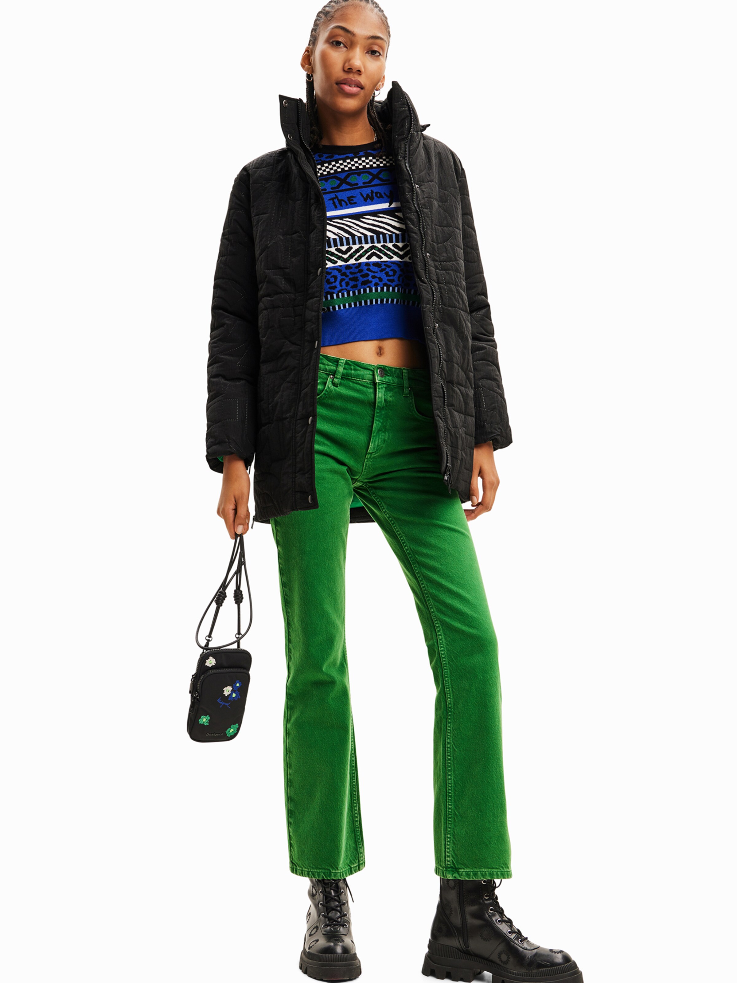 Desigual store green jacket