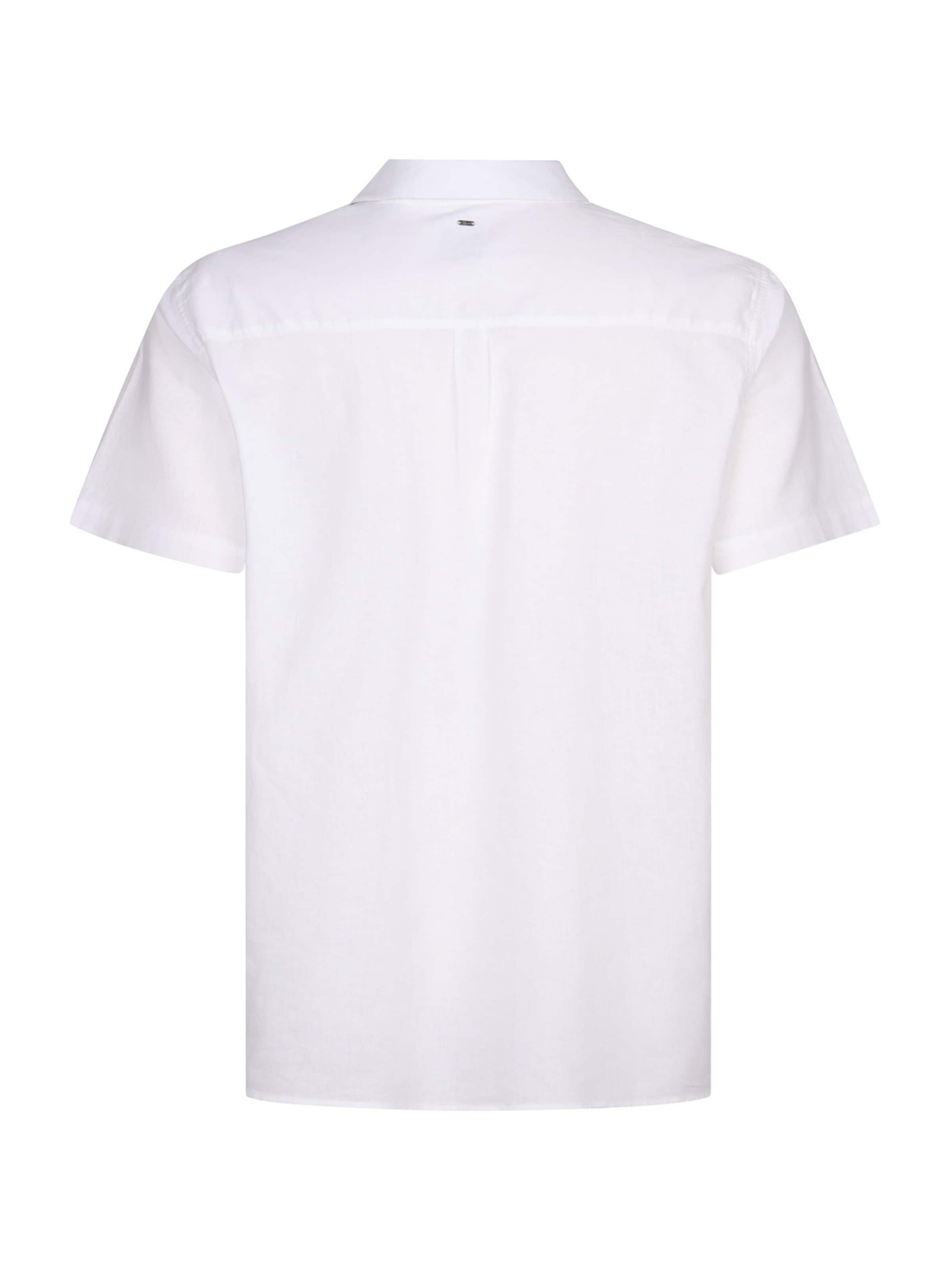 Fit confort Chemise Petrol Industries en blanc