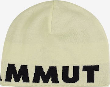 MAMMUT Mütze ‘Logo’ in Beige: Vorderseite