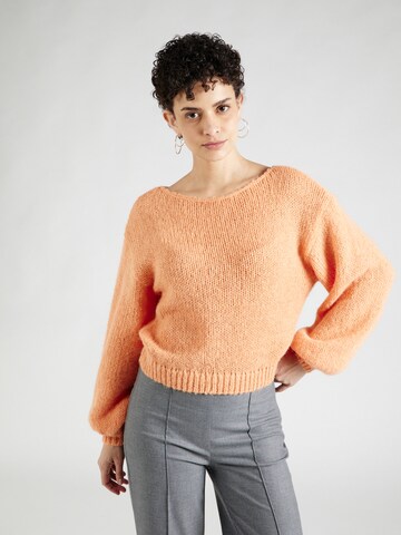 VILA Sweter 'Choca' w kolorze pomarańczowy: przód