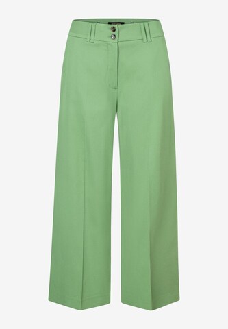 Wide leg Pantaloni con piega frontale di MORE & MORE in verde: frontale