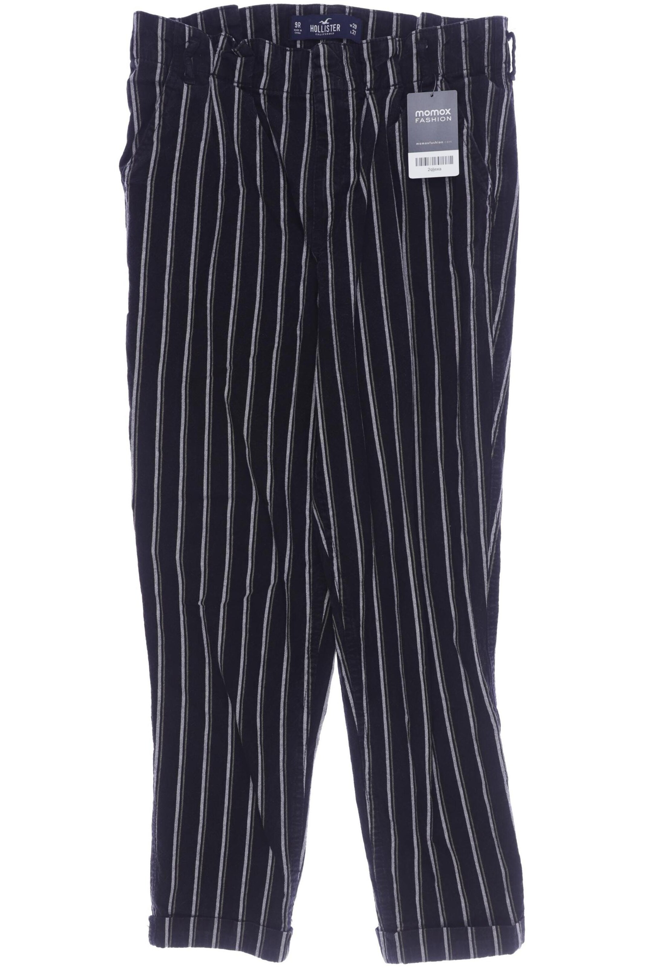 HOLLISTER Pants in M in Black: front