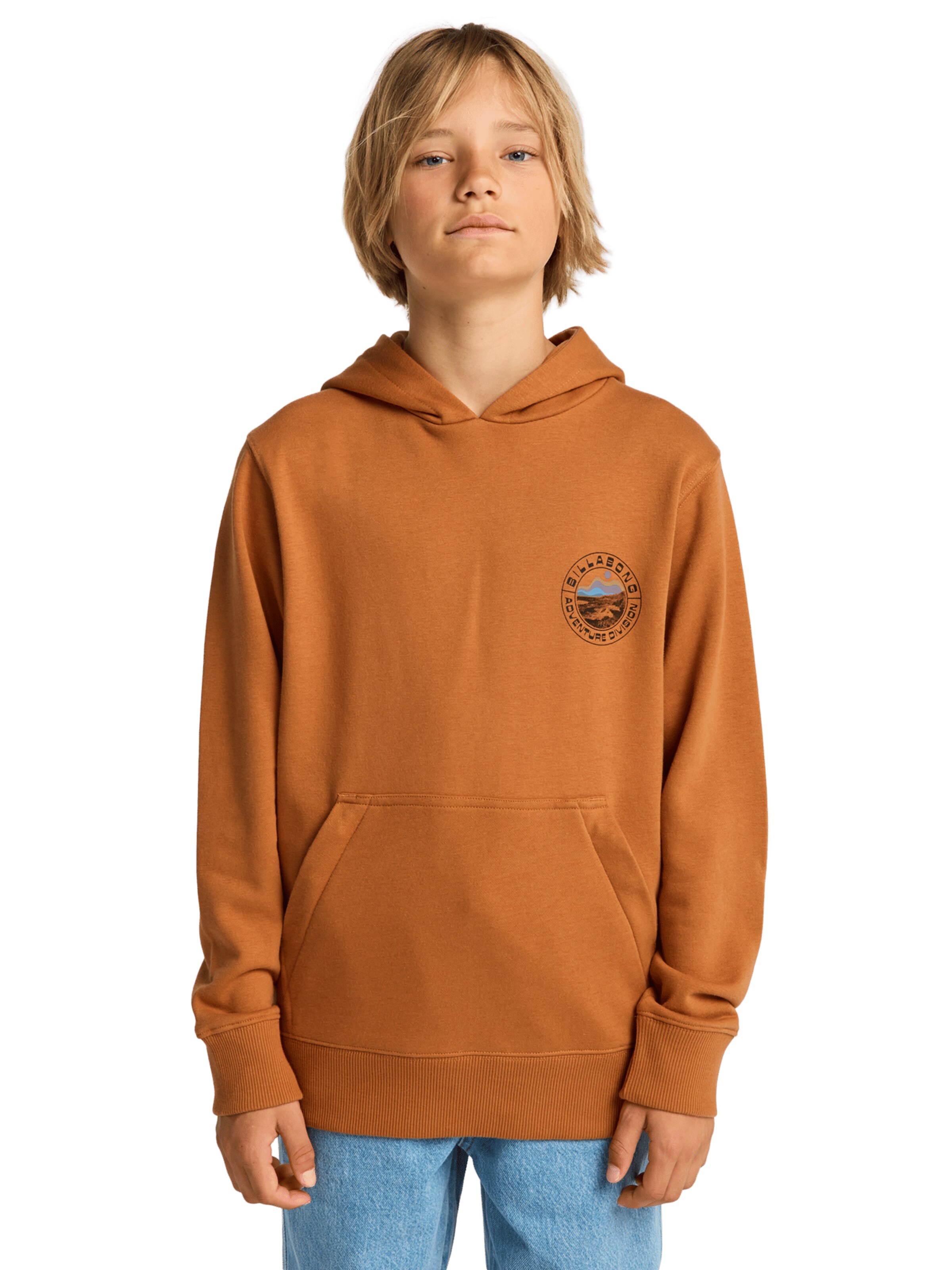 BILLABONG Sweatshirt 'Compass' in Orange: front