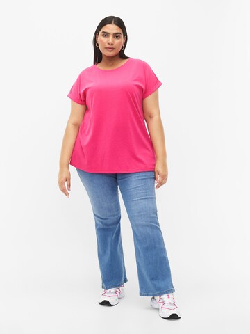 Zizzi Shirts 'KATJA' i pink