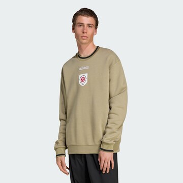 ADIDAS ORIGINALS Sweatshirt in Green: front