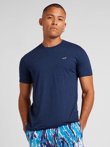 HOLLISTER Póló - kék: elől