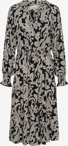 Robe Cream en noir : devant