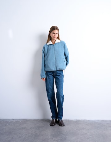 TOPSHOP Флисовая куртка 'DUNE' в Синий