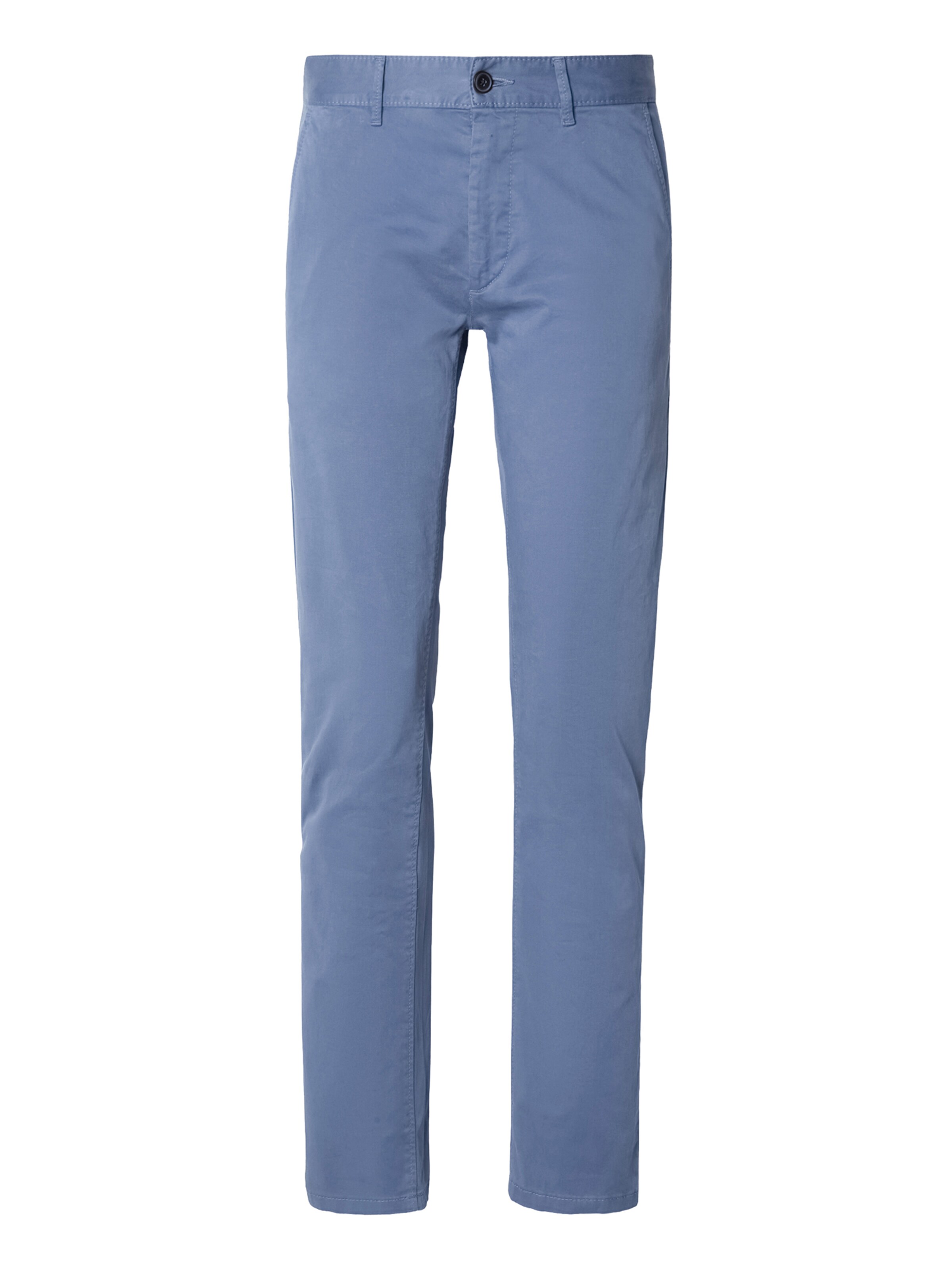 BOSS - Pantalón chino en azul: frente