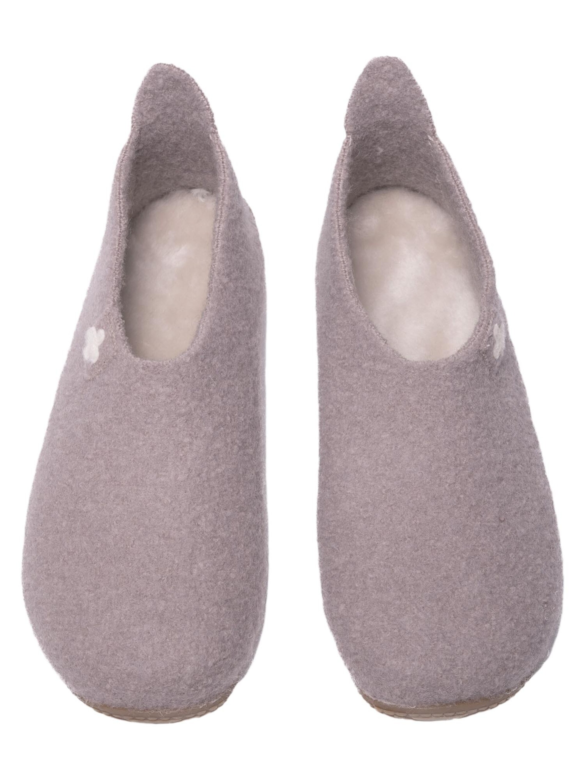 Living Kitzbühel Hausschuh 'Schurwolle'‌‌ in Lila
