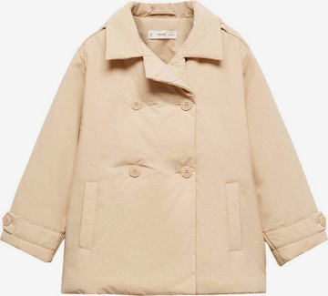 MANGO KIDS Between-Season Jacket 'Eleonora' in Beige: front