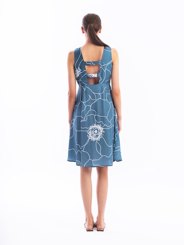 Robe Haris Cotton en bleu