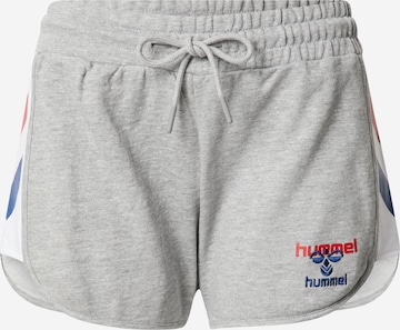 Hummel Regular Sportbroek 'Durban' in Grijs: voorkant