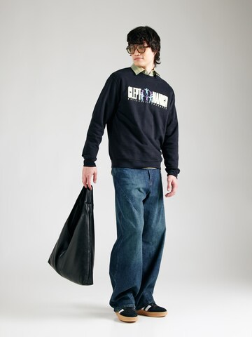 Sweat-shirt 'Gathering' Cleptomanicx en noir