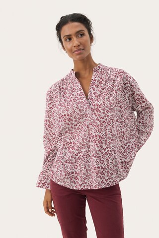 Part Two Bluse 'Natale' in Lila: Vorderseite