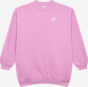 Nike Sportswear Sweatshirt 'Club Fleece' in Roze: voorkant
