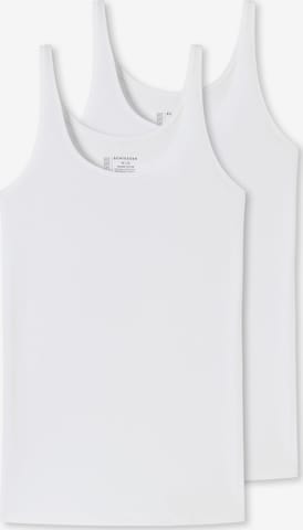 SCHIESSER Tanktop ' 95/5 ' in Weiß: predná strana