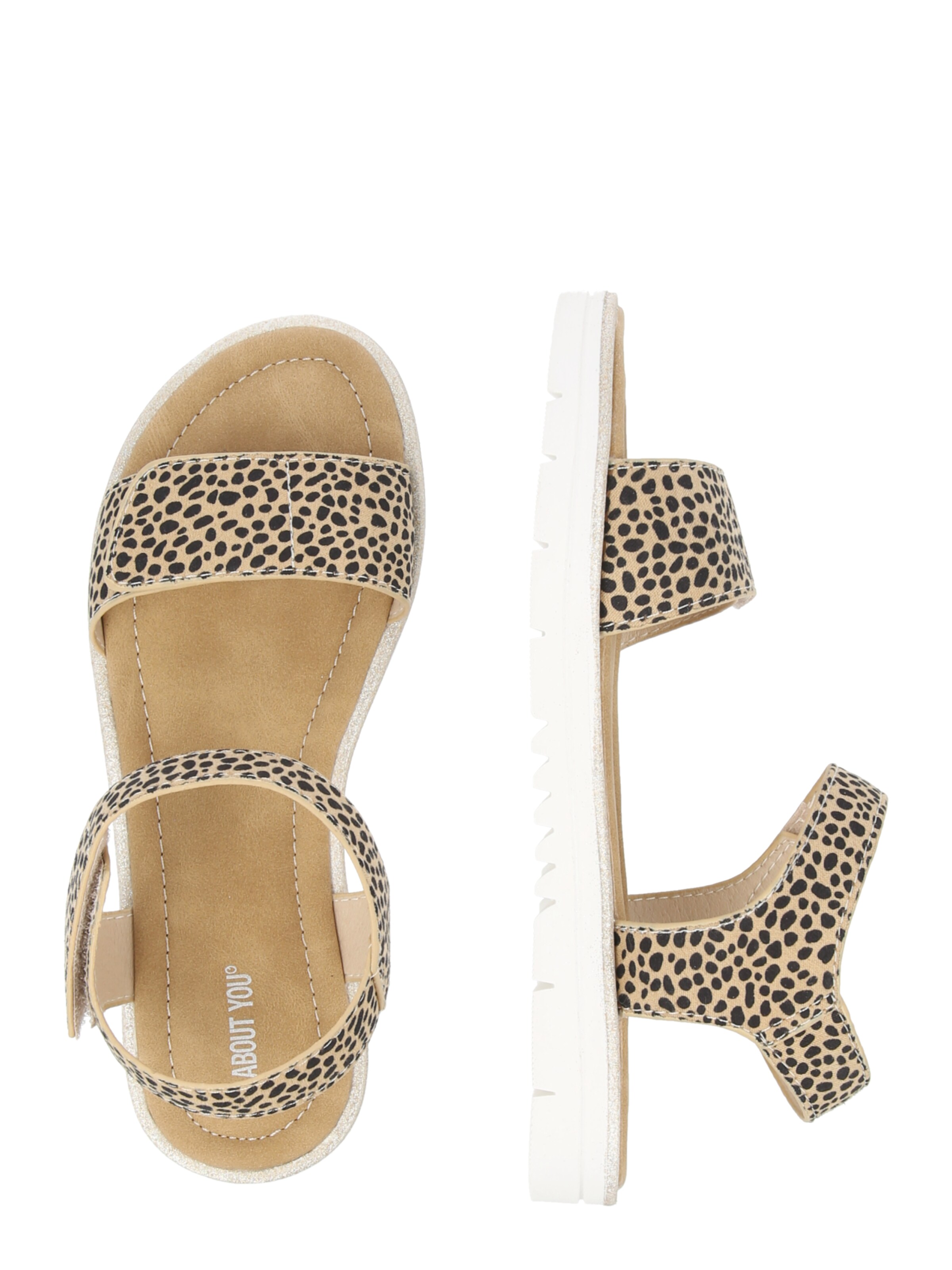 ABOUT YOU Sandali 'Amanda' | bež barva