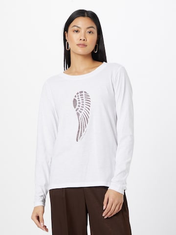 T-shirt Coster Copenhagen en blanc : devant