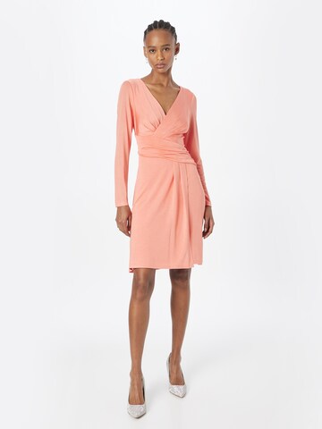 Lauren Ralph Lauren Cocktail Dress 'GLENDON' in Orange: front