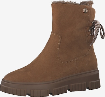 s.Oliver Snow Boots in Brown: front