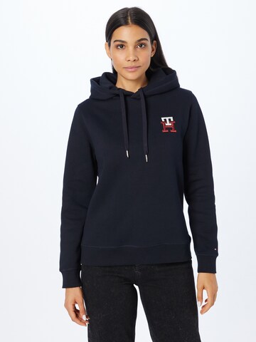 Sweat-shirt TOMMY HILFIGER en bleu : devant