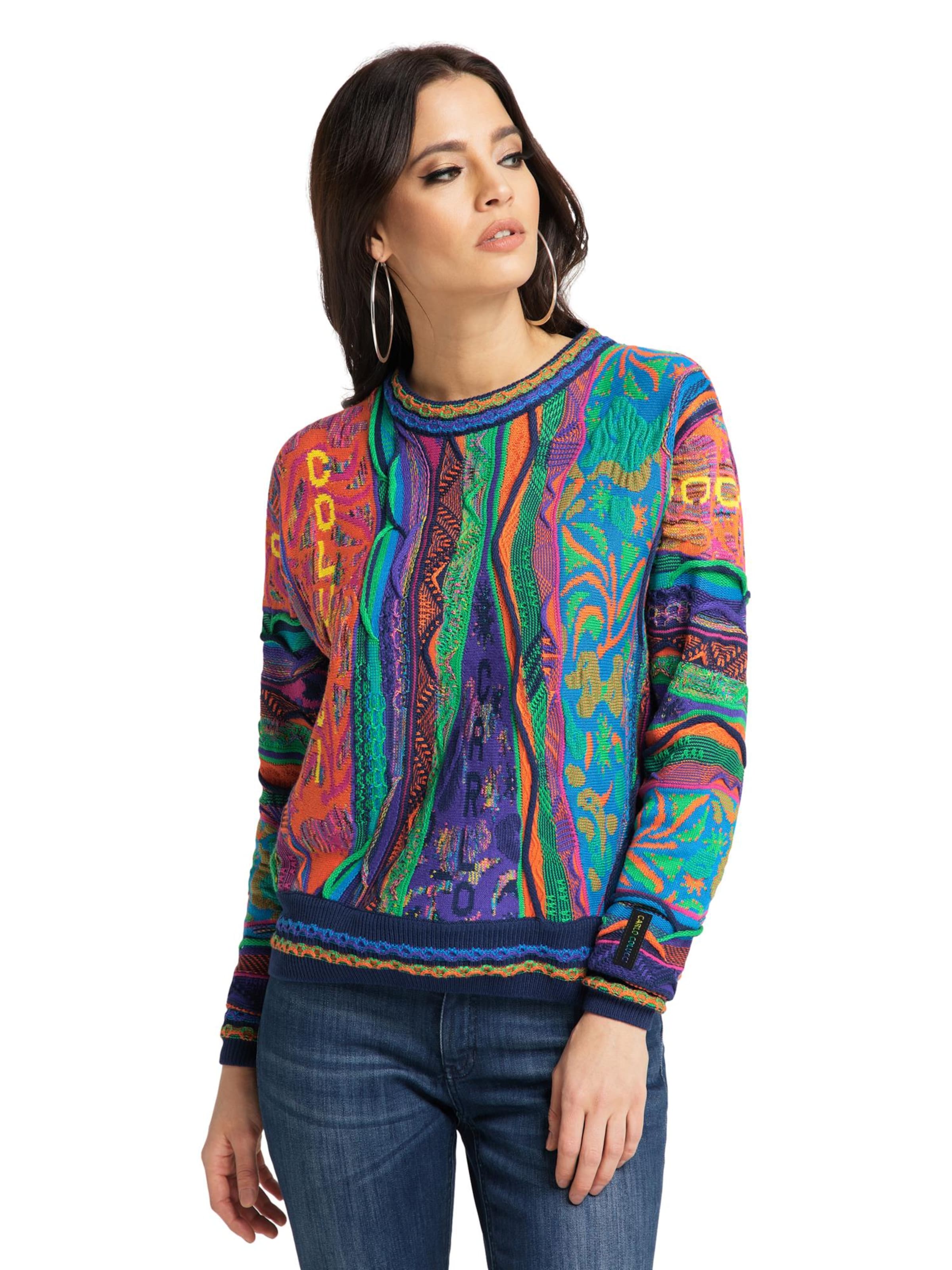 Carlo Colucci Pullover 'Clara' in Mischfarben: Vorderseite