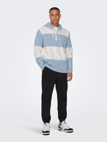 Only & Sons Sweatshirt 'COLIN' in Blauw