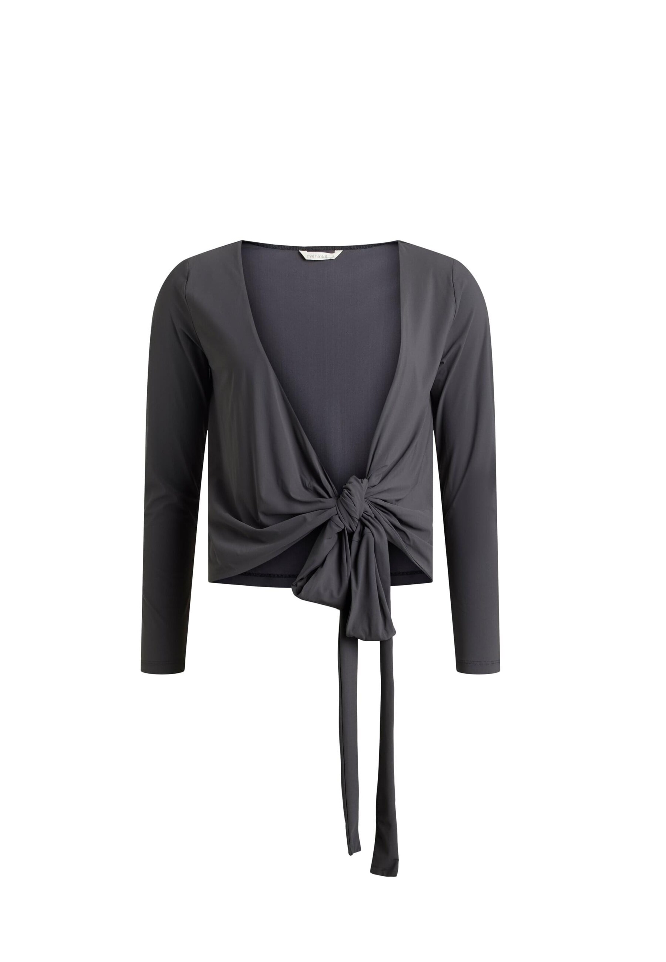 rethinkit studios Shirt 'Valencia' in Grijs: voorkant