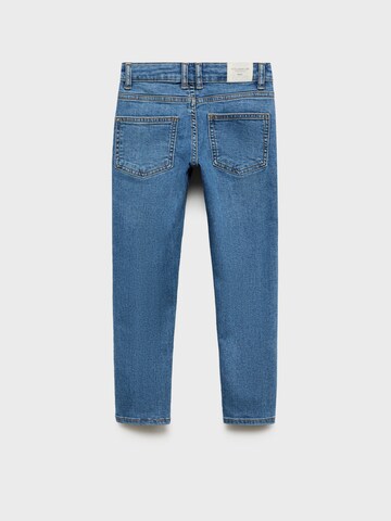 MANGO KIDS Slimfit Kavbojke | modra barva