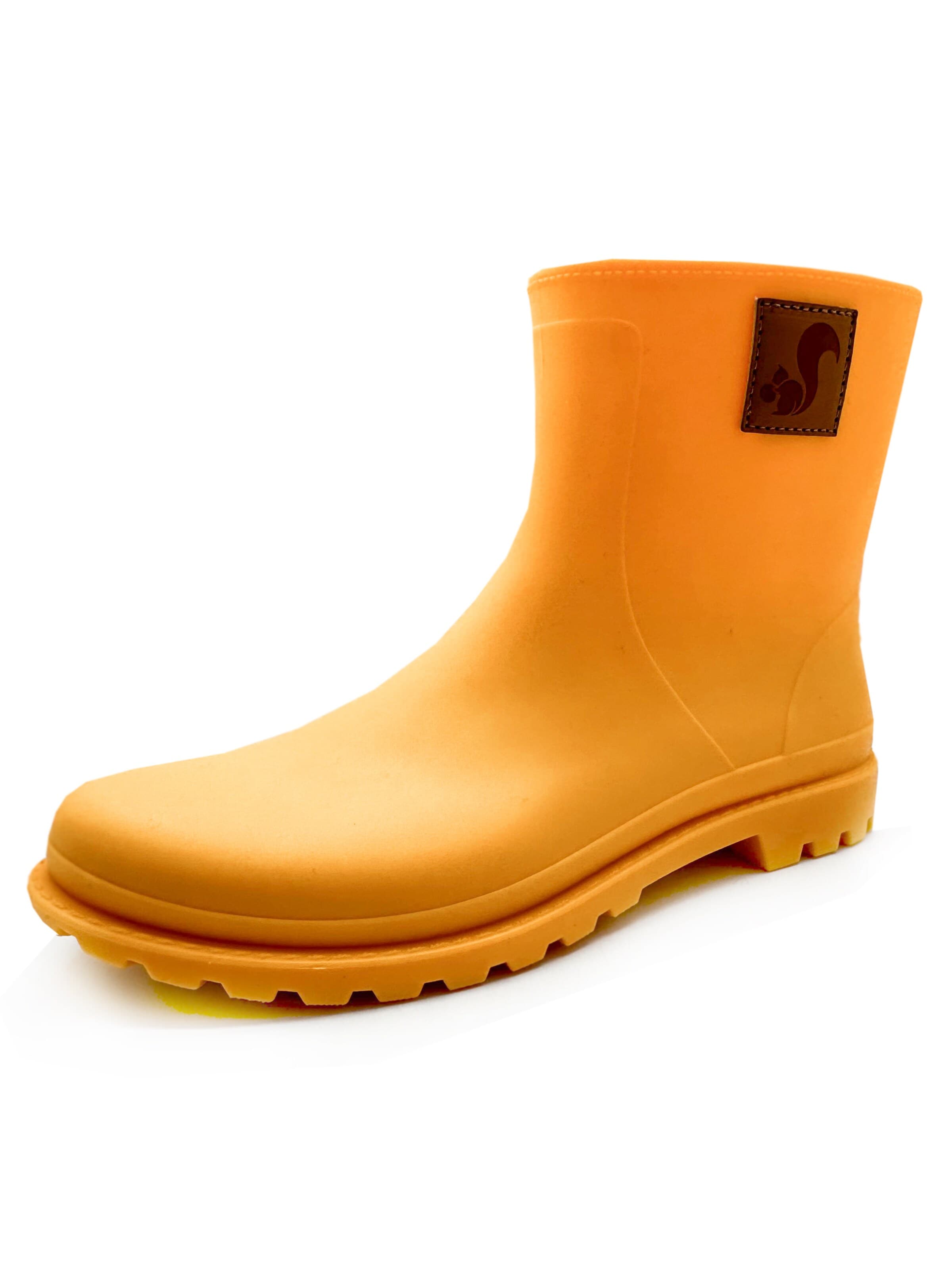 thies Rubber Boots in Orange: front