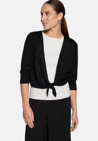 zero Zip-Up Hoodie in Black: front