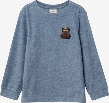 s.Oliver Shirt in Blauw: voorkant